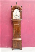 Lot 1555 - George III eight day longcase Clocks &...