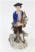 Lot 162 - Early 20th century Dresden porcelain figure of...