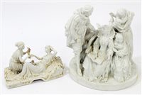 Lot 164 - 19th century French, possibly Sèvres, bisque...
