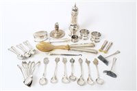 Lot 227 - Selection of Continental silver and white...