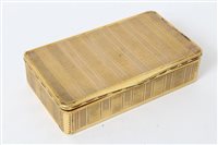 Lot 257 - Fine quality 19th century gilt metal box of...