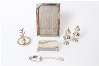 Lot 328 - Selection of miscellaneous silver - including...