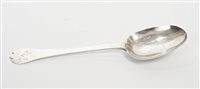 Lot 354 - Late 17th century silver trefid spoon with...