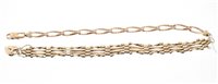 Lot 539 - Two 9ct gold bracelets