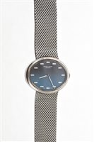 Lot 608 - 1970s gentlemen's Favre-Leuba Genève stainless...