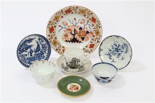 Lot 140 - Collection of six 18th century English teaware...