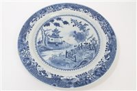 Lot 149 - 18th century Chinese export blue and white...