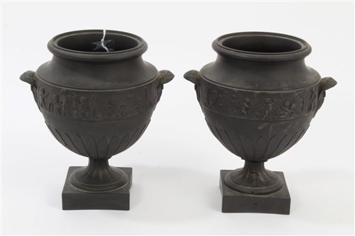 Lot 150 - Pair late 18th / early 19th century Wedgwood...