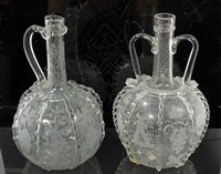 Lot 151 - Two 19th century Continental glass...