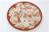 Lot 153 - Pair late 19th century Japanese Kutani pottery...