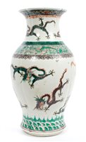 Lot 28 - 19th century Chinese famille verte porcelain...
