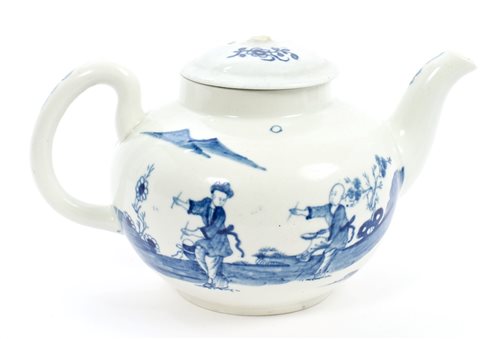 Lot 89 - 18th century Worcester blue and white...