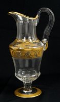 Lot 121 - Fine St. Louis Crystal Thistle pattern glass...