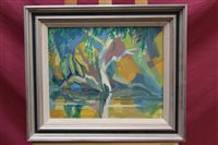 Lot 1148 - Nigel McIsaac (1911 - 1995), oil on board -...