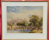 Lot 1073 - G. F. Sargent (act. 1840 - 1850), watercolour -...
