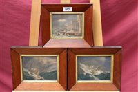 Lot 1079 - Three Victorian hand-coloured engravings -...