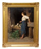 Lot 1082 - Valerio Laccetti (1836 - 1909), oil on canvas -...