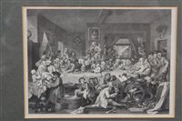 Lot 1159 - Four 19th century Hogarth engravings by H....