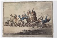 Lot 1172 - James Gillray (1756 - 1815), hand-coloured...