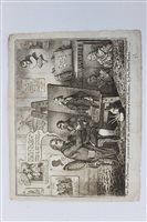 Lot 1174 - James Gillray (1756 - 1815), etching with...