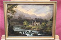 Lot 1028 - 19th century English School oil on board -...