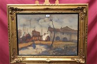 Lot 1047 - Early 20th century Continental School oil on...