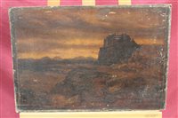 Lot 1051 - 19th century English School oil on canvas laid...