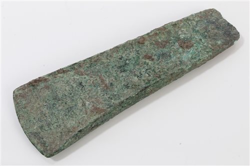 Lot 682 - Early Bronze Age axe head, circa 1000BC, of...