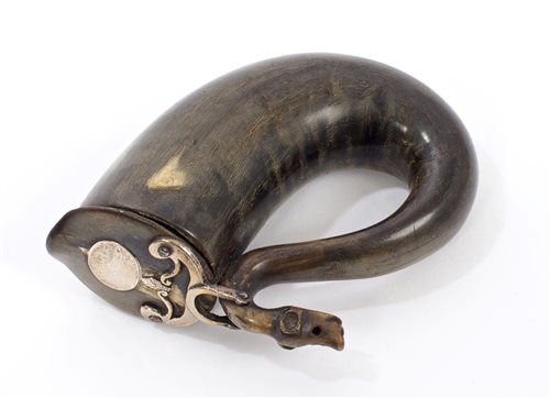 Lot 823 - Fine 18th century Scottish horn and white...