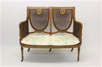 Lot 1444 - Good early 20th century Neoclassical satinwood...