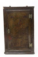 Lot 1355 - George III chinoiserie lacquered hanging...