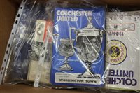 Lot 2566 - Selection of football programmes - including...