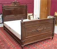 Lot 1401 - Late 19th / early 20th century French mahogany...