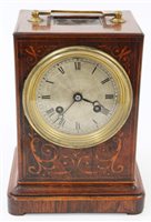 Lot 1261 - Mid-19th century French mantel clock with...