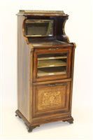 Lot 1305 - Edwardian rosewood and boxwood line-inlaid...