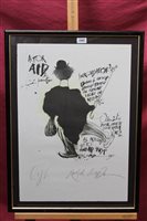 Lot 1207 - *Ralph Steadman (b. 1936), signed print -...