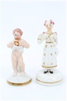 Lot 168 - Two early 19th century Staffordshire figures...