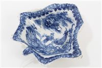 Lot 188 - 18th century Caughley blue and white...