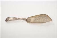 Lot 269 - George IV silver Kings pattern with oyster...