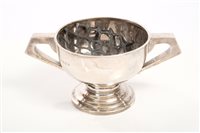 Lot 275 - Early 20th century two-handled rose bowl of...