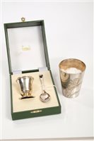 Lot 284 - Late 18th / early 19th century German silver...