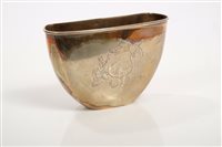 Lot 288 - Unusual Victorian silver spirit flask cup of...