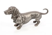 Lot 312 - Early 20th century WMF dachshund,...