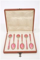 Lot 328 - Set of six late 19th / early 20th century...