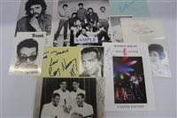 Lot 2414 - Autographs - Rock & Pop and other signed...