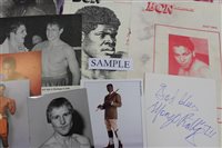 Lot 2415 - Autographs - sport including boxing - Bruno,...