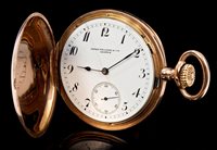 Lot 618 - Gentlemen's Patek Philippe 14ct rose gold full...