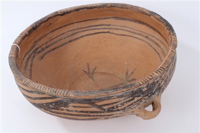 Lot 121 - Ancient Chinese redware pottery Neolithic bowl