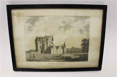 Lot 178 - Fine Edwardian print of the Earl of Strathmore and his family at Glamis Castle