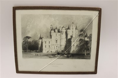 Lot 178 - Fine Edwardian print of the Earl of Strathmore and his family at Glamis Castle
